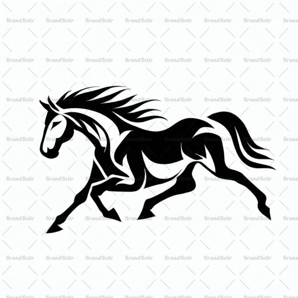 Galoppierendes Pferd